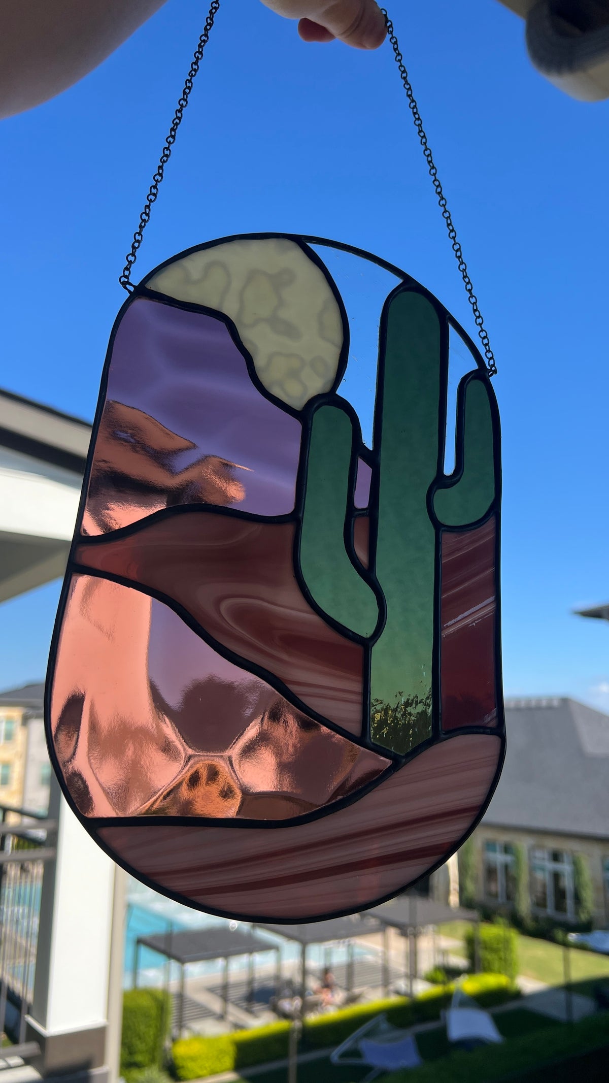 Mauve Desert Scene