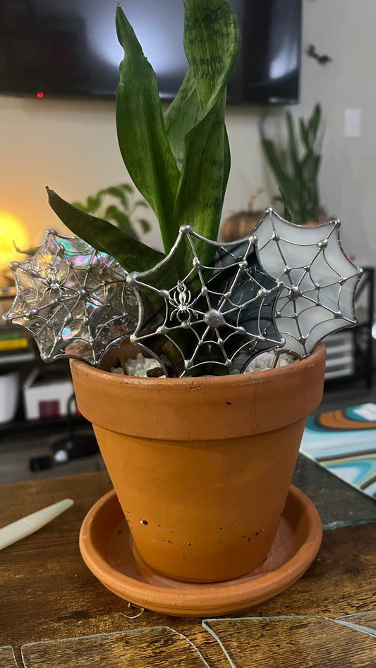 Spiderweb Plant Stake