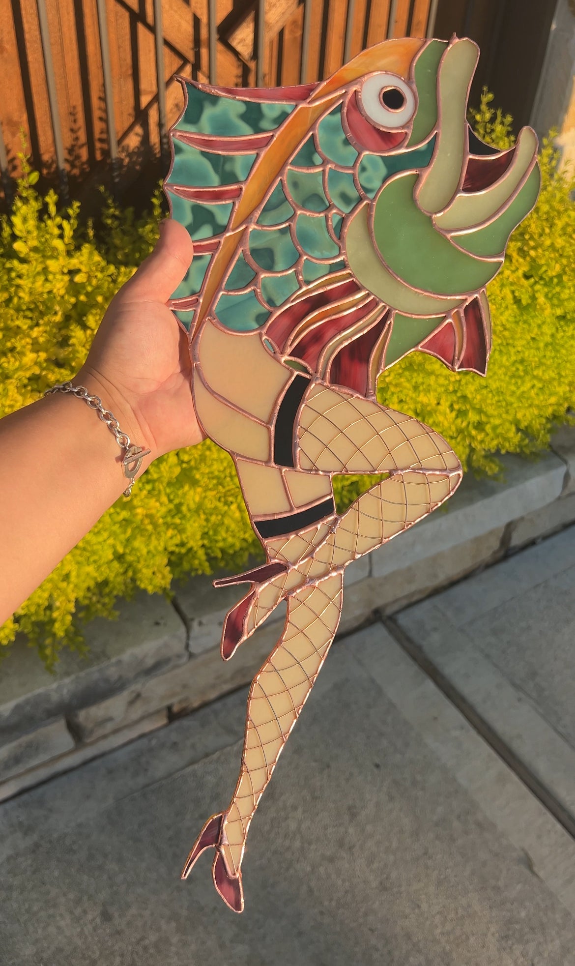 Fishnets Pinup