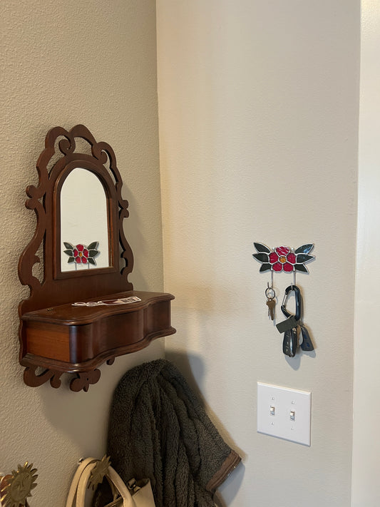 Traditional Flower Key Hook