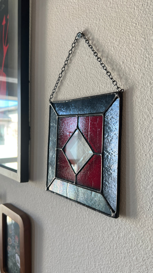 Barn Quilt ~ Red & Black