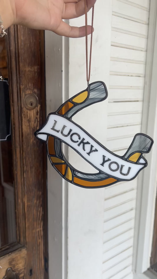 Lucky You Horseshoe • Honey