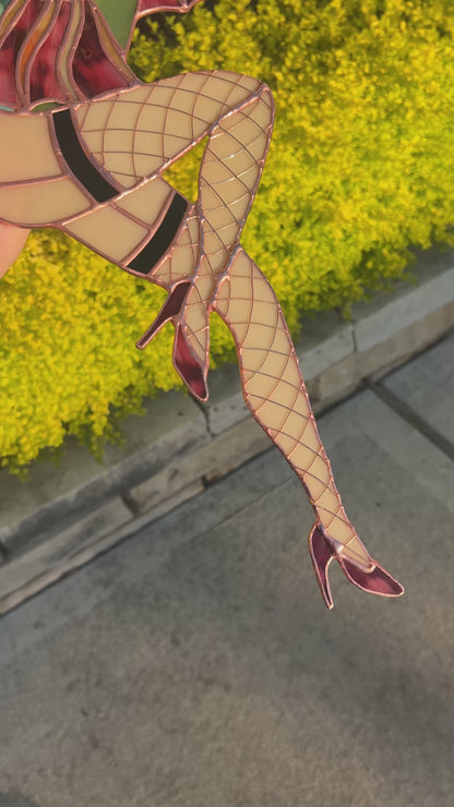 Fishnets Pinup