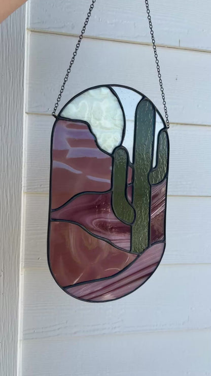 Mauve Desert Scene